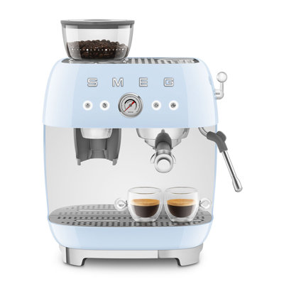 SMEG 50's Retro Style Aesthetic Espresso Coffee Machine & Reviews